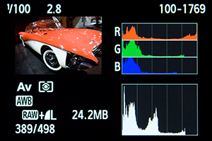 Canon 70D RGB Histogram learn use how to book guide manual dummies