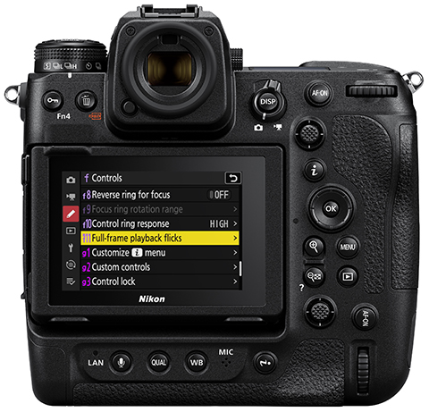 Nikon Z9 Menu Setup Settings